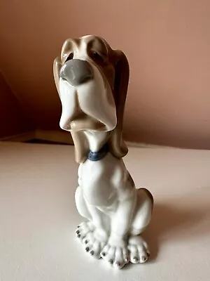 Buy Lovely NAO By LLADRO Sad Bassett / Blood Hound Dog Figurine. • 15.99£