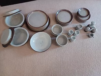 Buy Beautiful Set Of Purbeck Pottery - Portland.  Grey/brown Colour.  Excellent Cond • 600£