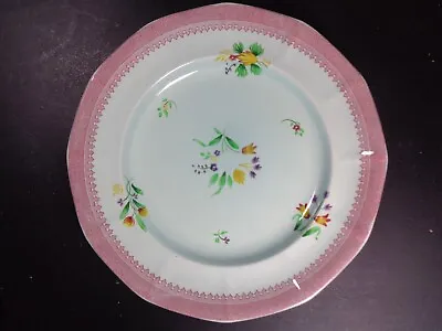 Buy Adams Calyx Ware - Mint Green, Floral Pattern Dinner Plate 25cm • 9.99£