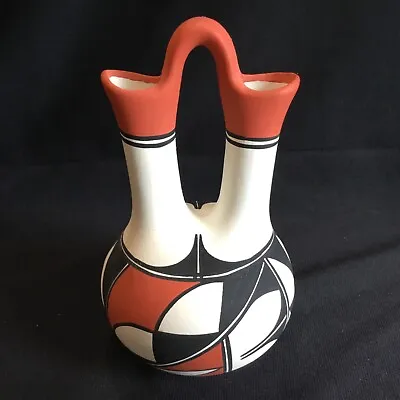 Buy Old Isleta Pueblo Native American Indian Pottery Vase Tiwa Tribe Sgned Lente B • 33.18£