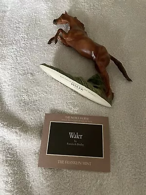 Buy Franklin Mint Figurine Waler Horse Porcelain Great Horses Of The World • 50£
