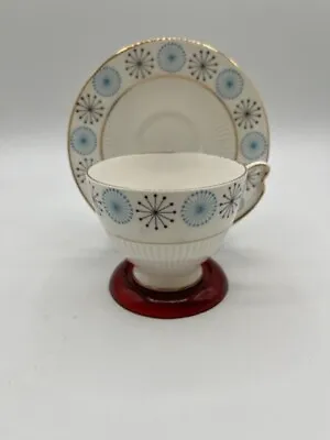 Buy Rare Vintage Colclough Bone China Starburst Or Atomic Cup And Saucer • 22.49£