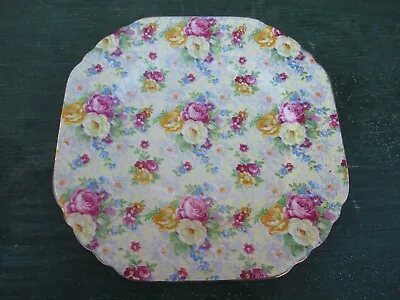 Buy Vintage Lord Nelson Ware Chintz China ROSE TIME Salad Dessert Plate 7 3/4  Acros • 28.39£