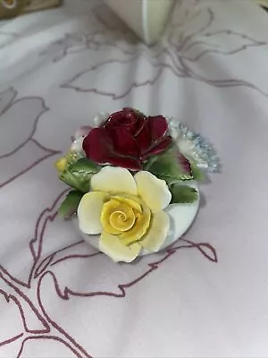 Buy Vintage Royal Doulton Bone China Mixed Bouquet Posy Flower Basket. 6.5cm X 8cm • 9.99£