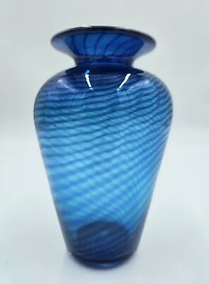 Buy Studio Art Glass Vase Blown Swirled • 26.42£