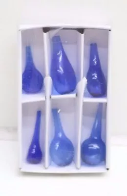 Buy NEW Dolls House 1:12 Scale Miniatures Set Of 6 Decorative Glass Bottles Vases • 3.95£