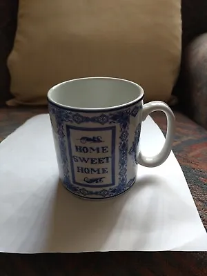 Buy SPODE -- Blue Room Collection. 'HOME SWEET HOME' Mug In Blue/White  .No.S3567-V • 9.95£