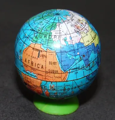 Buy Vintage Miniature World Globe Tinplate Metal Pencil Sharpener China. • 10£