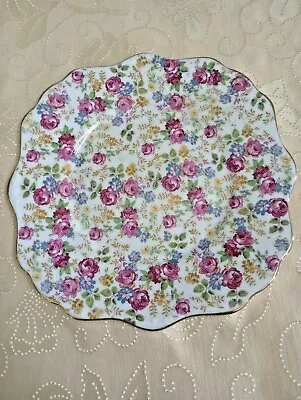 Buy June Roses Royal Stafford Bone China Made In England Gilt Trim About 9 Inches • 14.28£