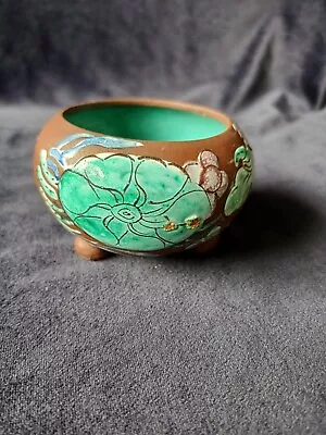 Buy Antique ? Chinese Yixing Pottery 3 Footed Bowl • 9.99£