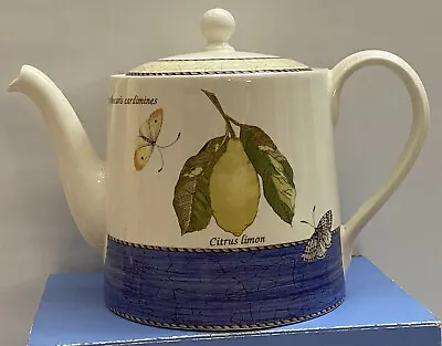 Buy Wedgewood Sarah's Garden 5 Cup Teapot & Lid Queens Ware Made In England 1997 MIB • 94.83£