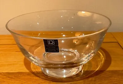 Buy DARTINGTON Crystal Glass Bowl. NEW. 14cm Diameter • 10£
