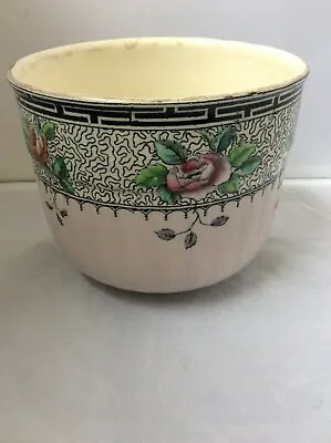 Buy S.Hancock&Sons Coronaware Pottery Plant Pot Flower Design On Top • 4.99£