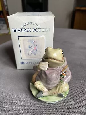 Buy Beatrix Potter Royal Albert Jeremy Fisher Figurine With It's Box. Perfect • 10£