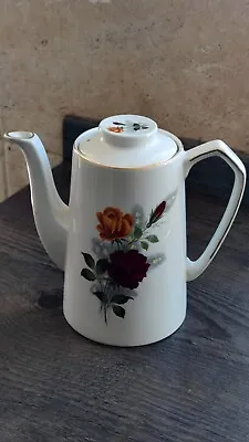 Buy Myott Ironstone Ware Rose Garden England Coffee Pot Tea Pot • 10.08£