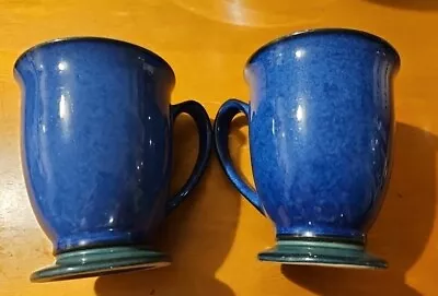 Buy 2x Denby Metz  Blue And Green Footed Mug • 10£