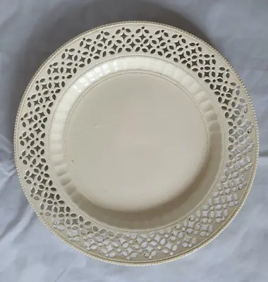 Buy Early Pierced Creamware Plate, Possibly Leeds, 18th Century (a) • 120£