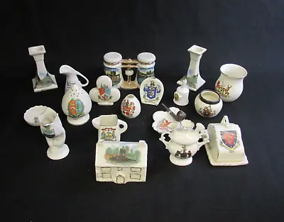 Buy Collection Of Crested Ware Porcelain Pieces • 7.99£