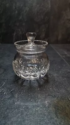 Buy Antique Vintage Cut Crystal  Jam Jar Signed  • 5£