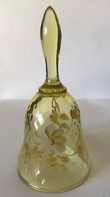 Buy Glass Foral Bell Signed Jackie D. 6.5  Tall • 24.01£