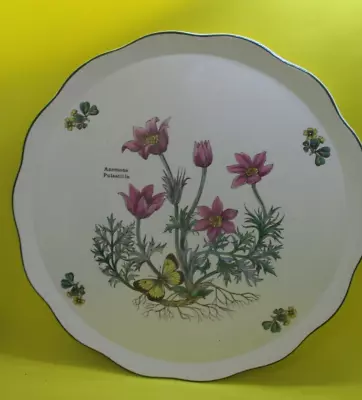 Buy Prinknash Pottery Florabunda Plate Anemone Pulsatilla • 12.99£