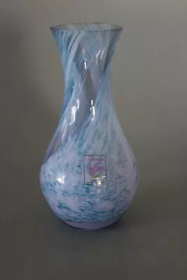 Buy Caithness Blue Swirl 13cm Bud Vase - VGC • 9.95£