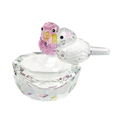 Buy Crystal Bird Figurine Collectible Art Glass Animal Ornament Table Home Decor • 15.59£