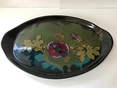 Buy Art Nouveau Ceramic Large Serving Tray Oval Plate Arnhem  • 45£