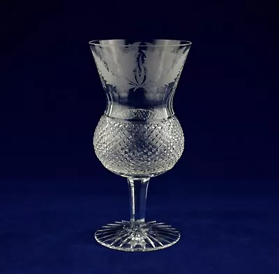 Buy Edinburgh Crystal  THISTLE  Wine / Water Glass - 16.7cms (6-1/2″) Tall • 49.50£
