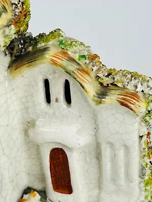 Buy Antique Rare 19th Century  Staffordshire Pastille Cottage House • 51.97£