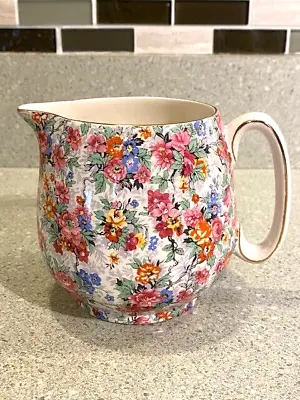 Buy Vintage BCM Lord Nelson Ware Made In England  MARINA  Creamer Pitcher Flowers • 22.71£