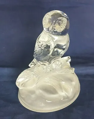 Buy Beautiful Cut Glass / Crystal Owl By Cristal D'arques (Weight - 860 G) • 12.99£