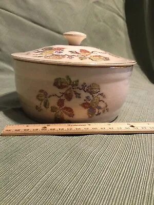 Buy Antique Covered Dish, Crazing, Aging Beauty • 14.18£