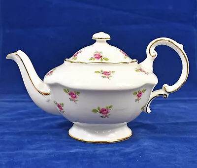 Buy Paragon Fine Bone China Floral Pink Roses Teapot • 25£