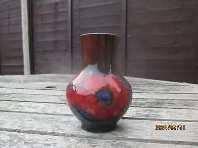 Buy Moorcroft Pottery  Small Flambe  Anemone  Design /  Pattern 5  High  Vase • 230£