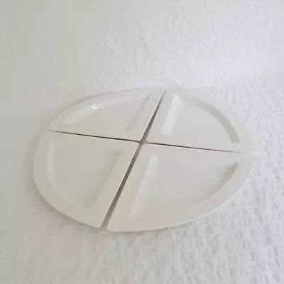 Buy Villeroy Boch New Wave Triangle Side Plates, Set Of 4 White Ceramic Plates • 40£