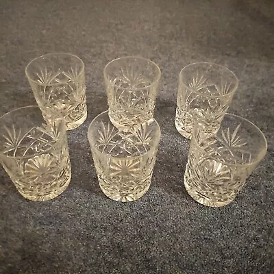 Buy 6 X Edinburgh Crystal “EMBASSY” Whiskey Glass / Tumbler – 7.6cms (3″) Tall • 35£