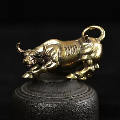 Buy  Office Bull Ornament Animal Collectible Figurines Ox Statue Home Antique • 13.59£