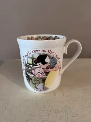 Buy AYNSLEY Disney Snow White & The 7 Dwarfs Fine Bone China Mug Cup Made In England • 10£
