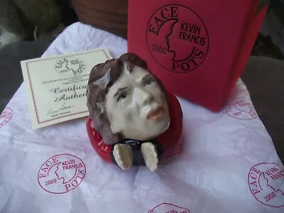Buy Kevin Francis Face Pot Trinket Box Mick Jagger I Can't Get No Satisfaction  • 30£