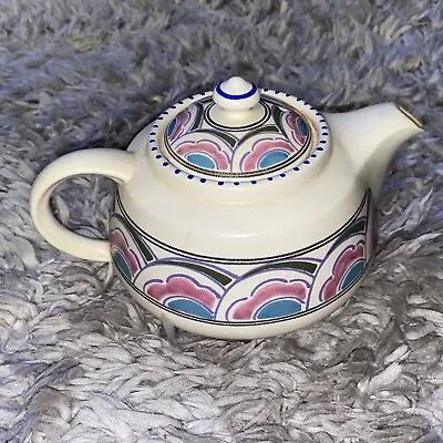 Buy Vintage Honiton Pottery Devon England Tea Pot Eastern Scroll Pattern • 15.16£