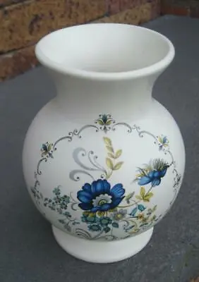 Buy Purbeck Gifts Poole Dorset Blue Floral 5.5  Vase Made In England • 11.37£