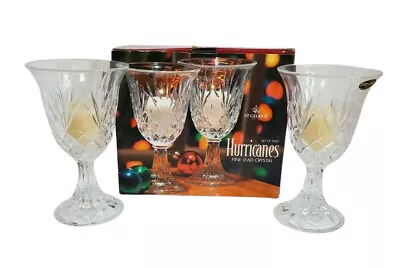Buy Hurricane Candle Holders Crystal Glass Tea Light Votives Clear Set 2 St George • 12.83£