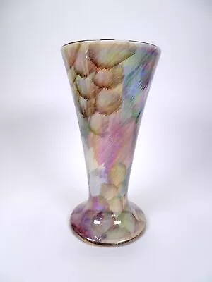 Buy Vintage Oldcourt Ware Lustre Flared Vase Handpainted 185mm • 6.01£
