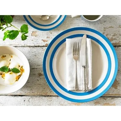 Buy 25cm Lunch Plate Cornishware Blue, Ceramic • 19£