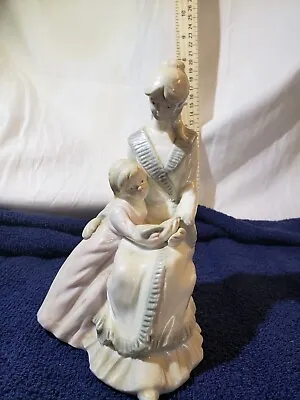 Buy 1991 Mother Reading To Young Girl Figurine  Porcelain • 12.80£