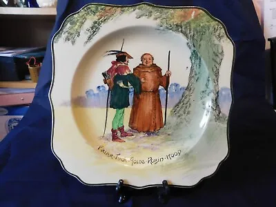 Buy Royal Doulton Under The Greenwood Plate Friar Took Joins Robin Hood 19.5 Cm • 8£