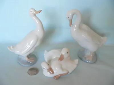 Buy NAO/LLADRO Porcelain Birds-x 2 Standing Geese & Pair Of Ducklings Sleeping • 9.99£