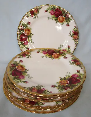 Buy Royal Albert Old Country Roses Bread Plate 6 1/4 , Set Of 7, England • 46.38£