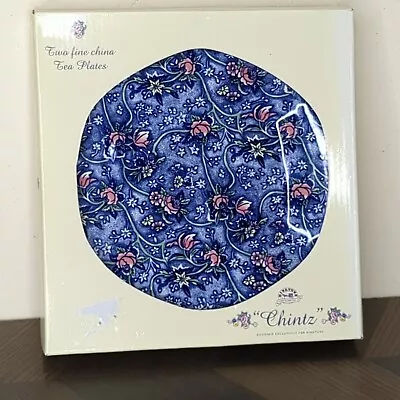 Buy Ringtons Chintz Side Plate X2 Blue Floral 8  Fine China Tea Plates New In Box • 19.99£
